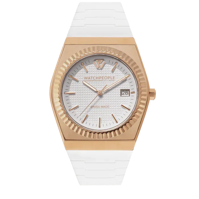 WP1 - Metal rose-gold - Sili - White
