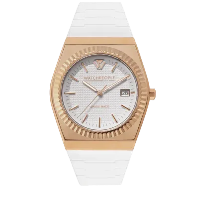 WP1 - Metal rose-gold - Sili - White