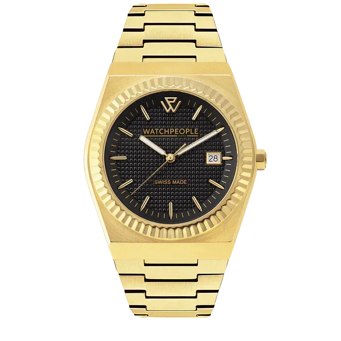WP1 - Metal gold brushed - Black