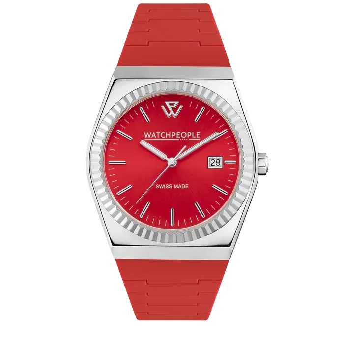 WP1 - Metal silver - Sili - Red