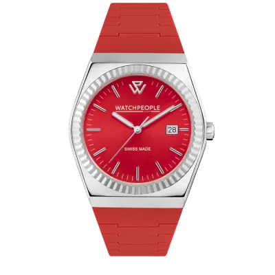 WP1 - Metal silver - Sili - Red