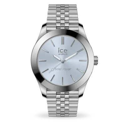 ICE steel solar - Silver - Light blue