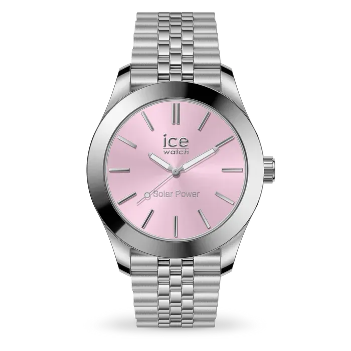 ICE steel solar - Silver - Light pink