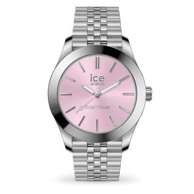 ICE steel solar - Silver - Light pink