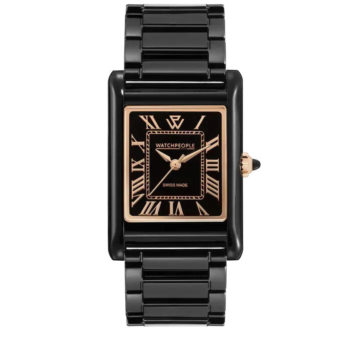 WP6 - Clear - Black rose-gold