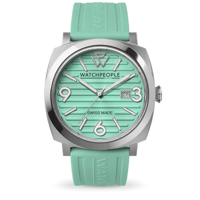 WP2 - Metal silver - Turquoise