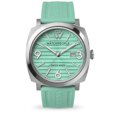 WP2 - Metal silver - Turquoise