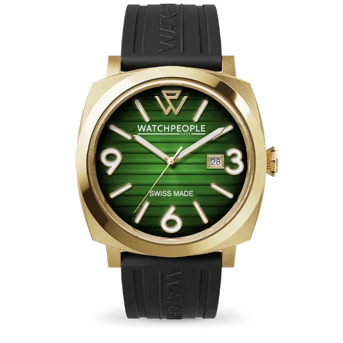 WP2 - Metal gold - Black - Green radial