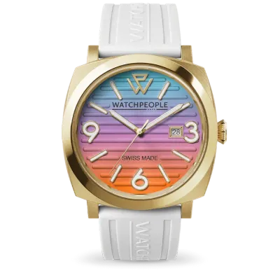 WP2 - Metal gold - White - Rainbow