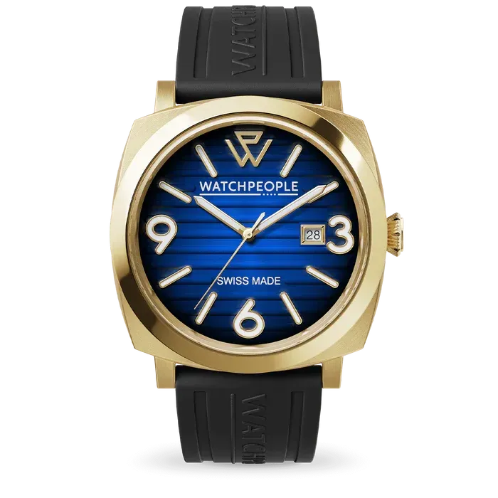 WP2 - Metal gold - Black - Blue radial