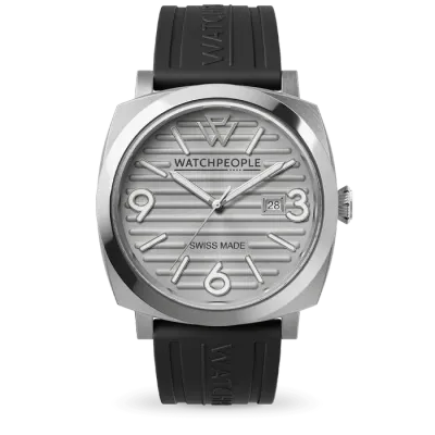WP2 - Metal silver - Black - Aluminium