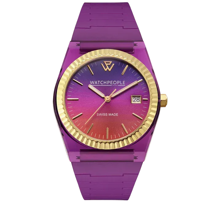 WP1 -  Clear - Sili - Violet - Sunset light pink