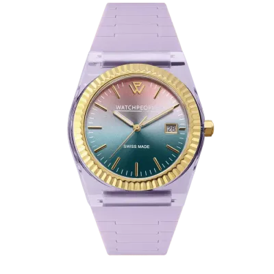 WP1 -  Clear - Sili - Soft lilac - Sunset verdigris