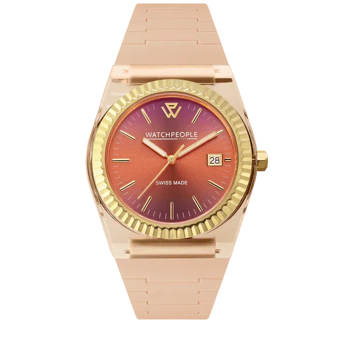 WP1 -  Clear - Sili - Soft peach - Sunset peach