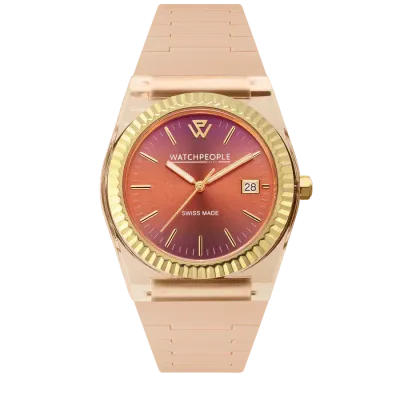 WP1 -  Clear - Sili - Soft peach - Sunset peach