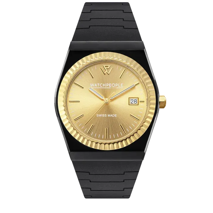 WP1 - Solid shiny - Sili - Black - Gold