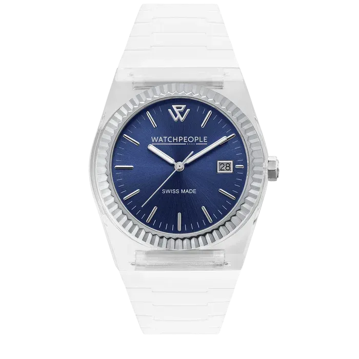 WP1 - Clear - Sili - Transparent - White - Dark blue