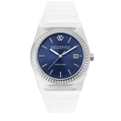 WP1 - Clear - Sili - Transparent - White - Dark blue