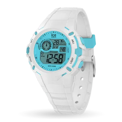 ICE digit explorer - White blue