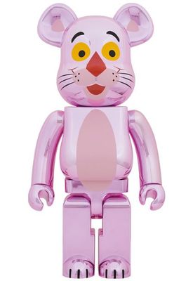 BE@RBRICK 1000% - Pink Panther -  Chrome Version