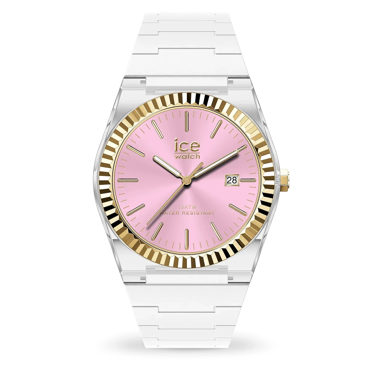 ICE power  - White Clear pink