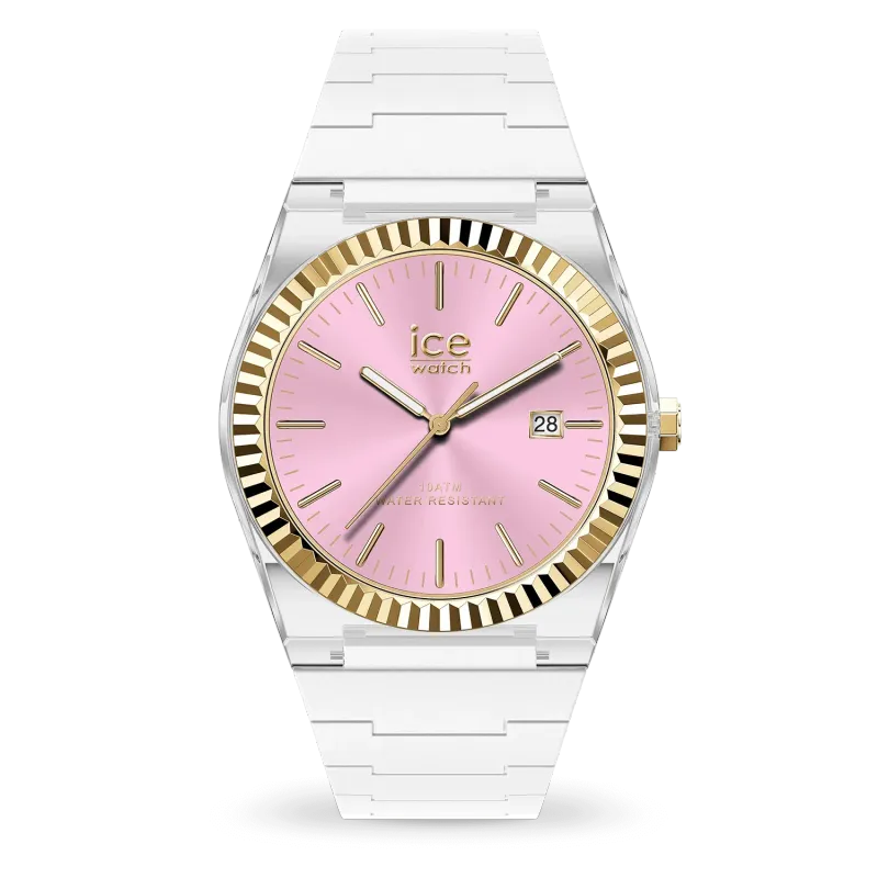 ICE power  - White Clear pink