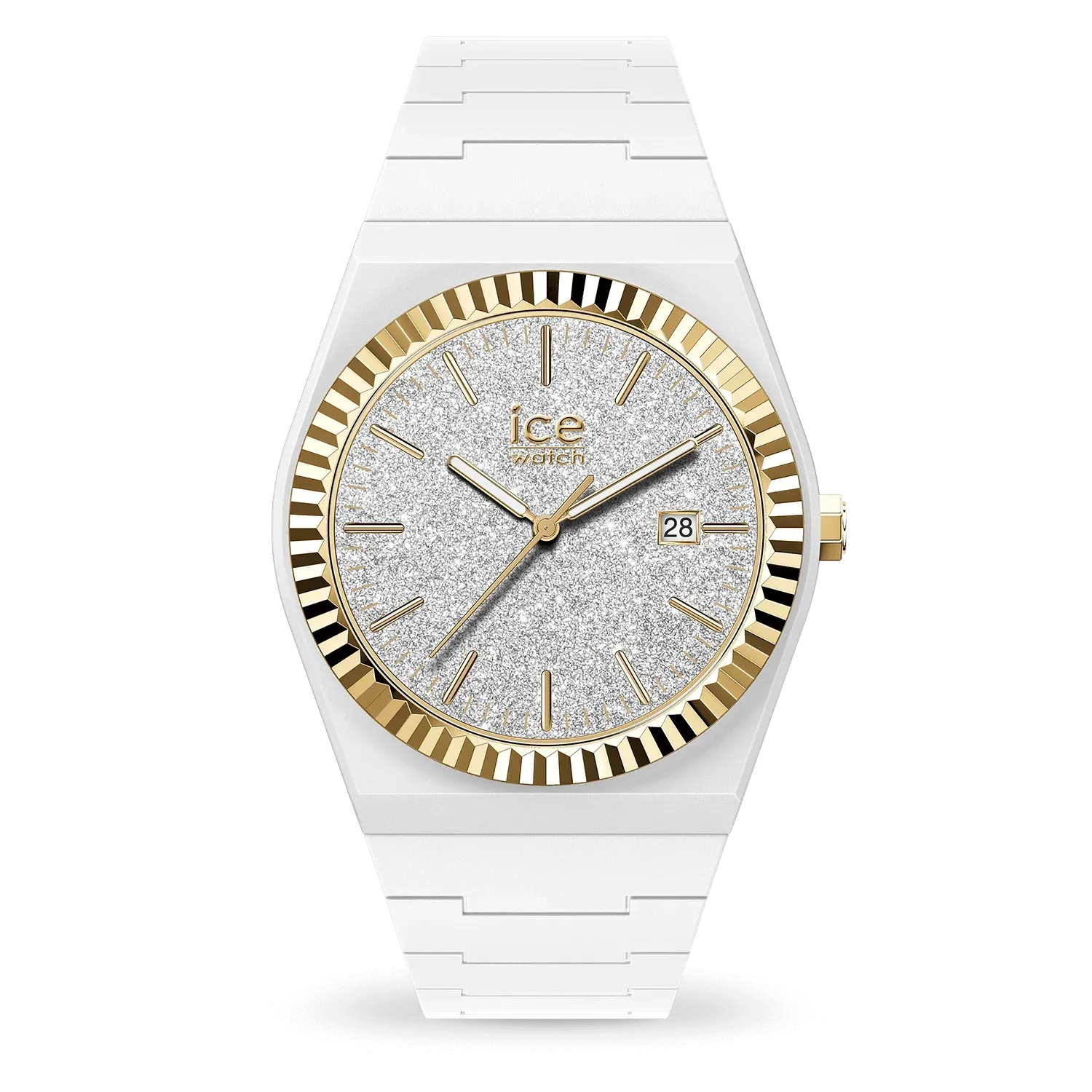 ICE power  - White Glitter Gold