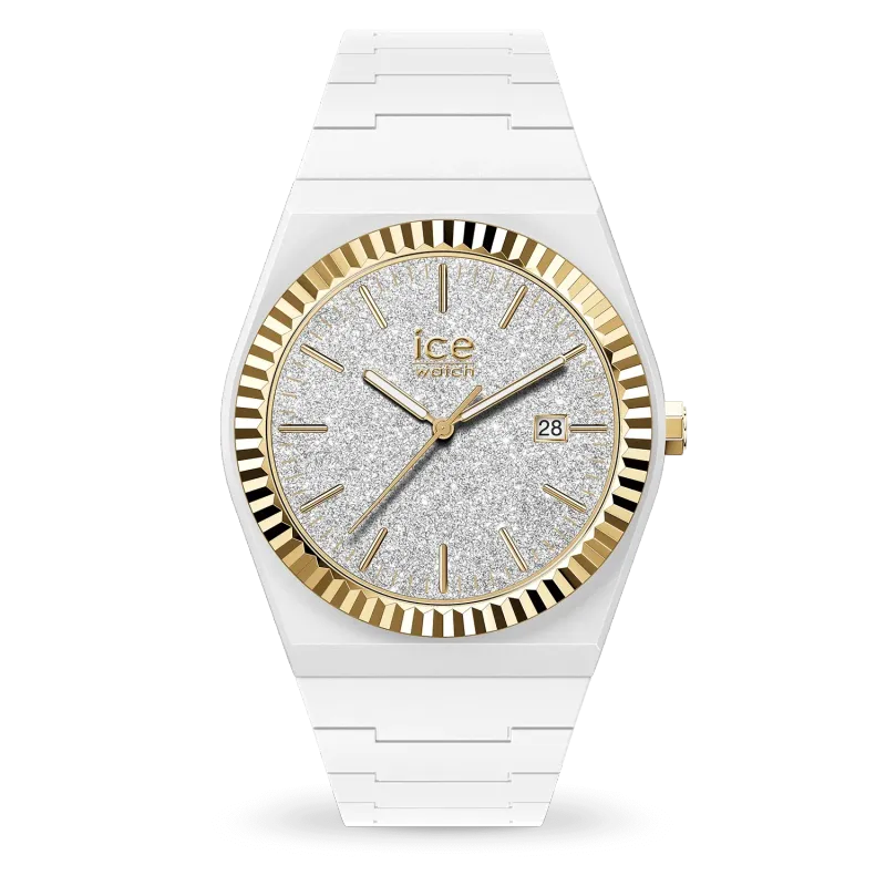 ICE power  - White Glitter Gold