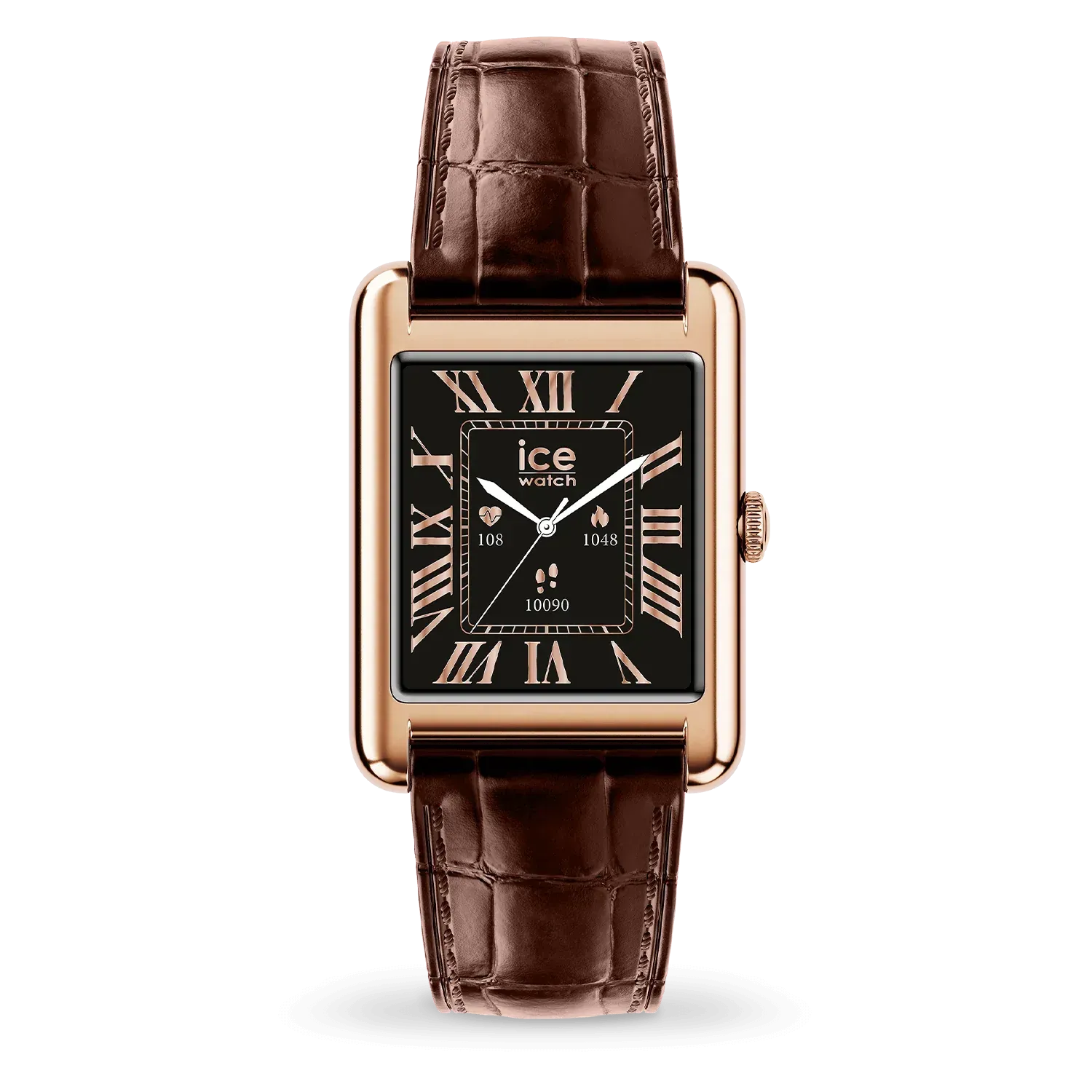 ICE smart TK 2.0 rectangulaire 1.41 Rose-Gold Brown