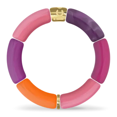 Bella bracelet - Pink purple orange