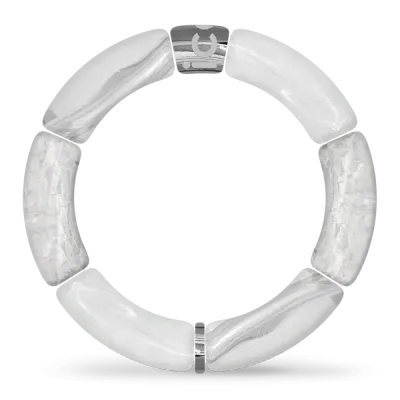 Bella bracelet - Silver transparent