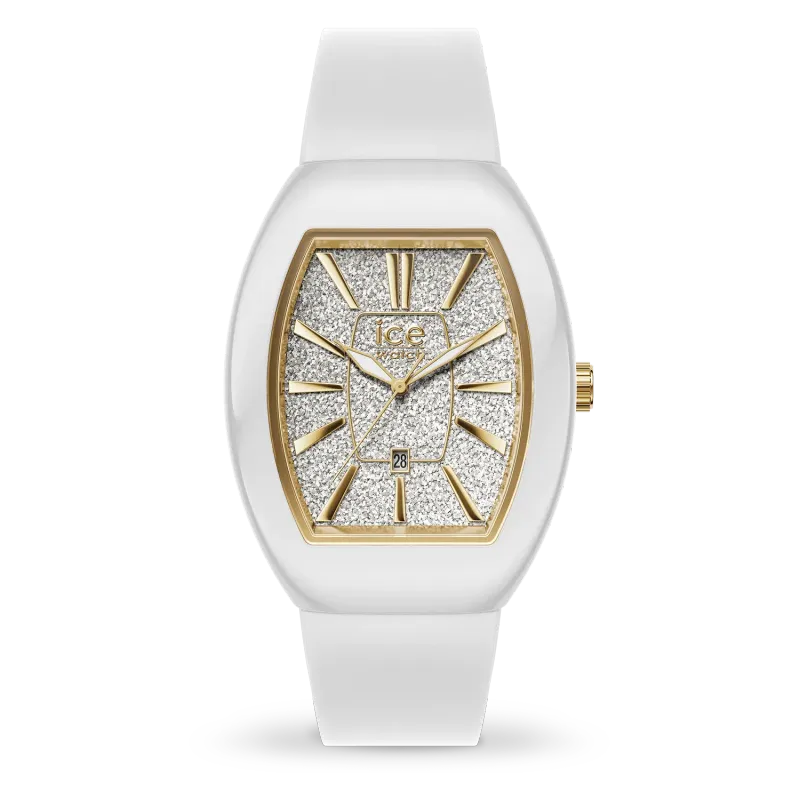 ICE boliday - White glitter gold