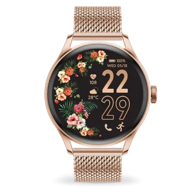 ICE smart 2.0 - Amoled - Rose-Gold Milanese - Round 1.2