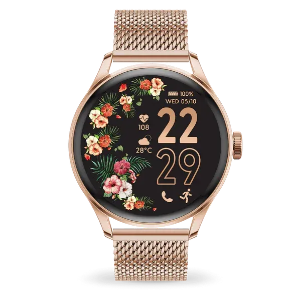 ICE smart 2.0 - Amoled - Rose-Gold Milanese - Round 1.2
