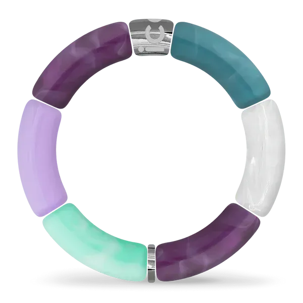 Bella bracelet - Turquoise purple