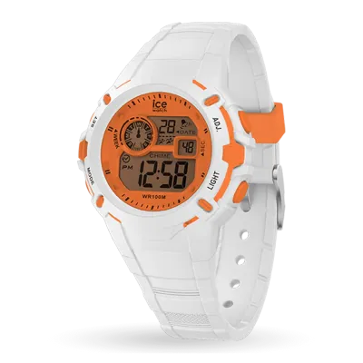 ICE digit explorer - White orange