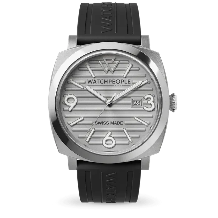 WP2 - Metal silver - Black - Aluminium