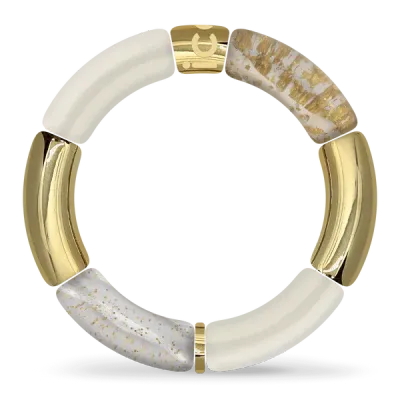 Bella bracelet - Beige gold