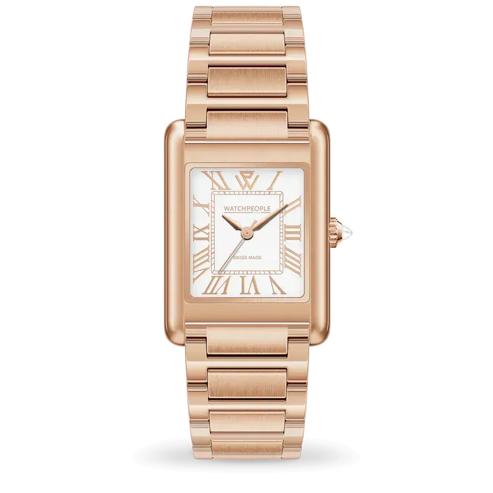 WP6 - Metal Rose-gold shiny - White