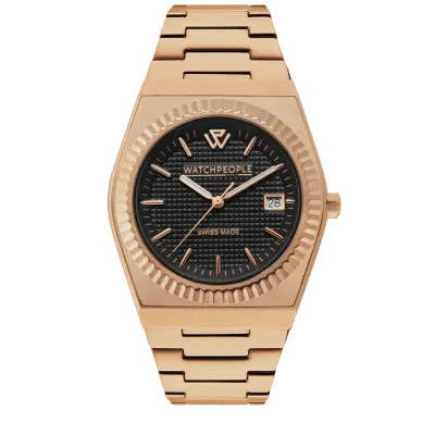 WP1 - Metal rose-gold shiny - Black