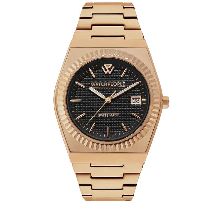 WP1 - Metal rose-gold shiny - Black