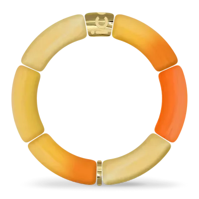Bella bracelet - Orange shades