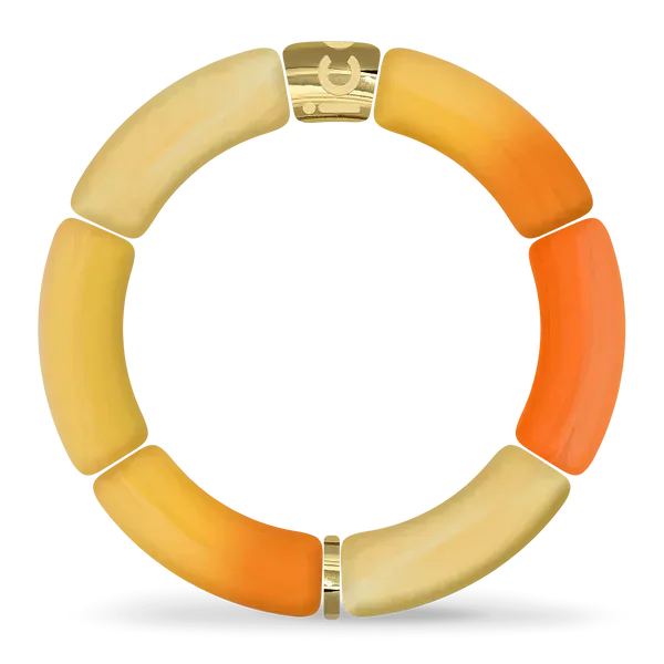 Bella bracelet - Orange shades