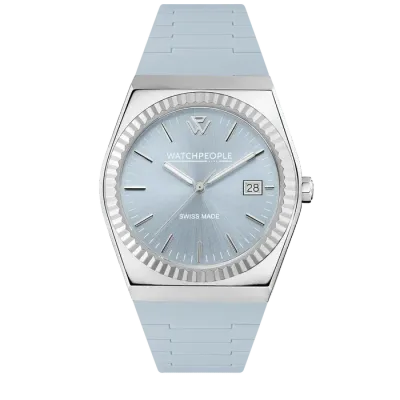 WP1 - Metal silver - Sili - Soft blue