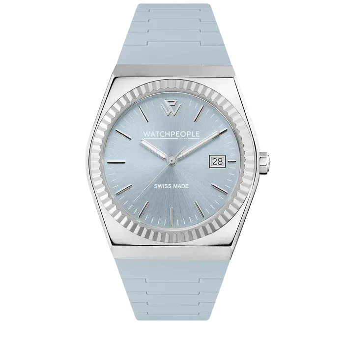 WP1 - Metal silver - Sili - Soft blue