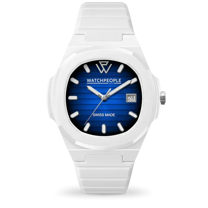 WP7 - Solid - Sili - White - Blue radial