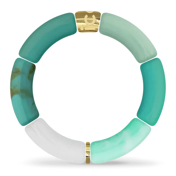 Bella bracelet - Green shades