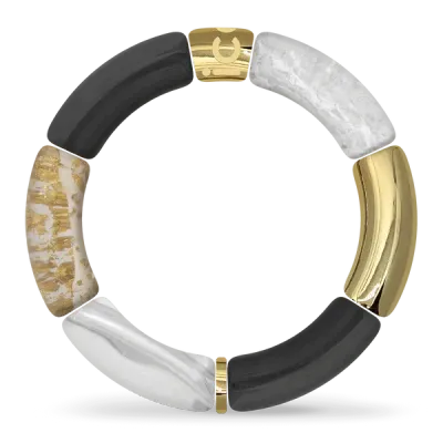Bella bracelet - Gold black