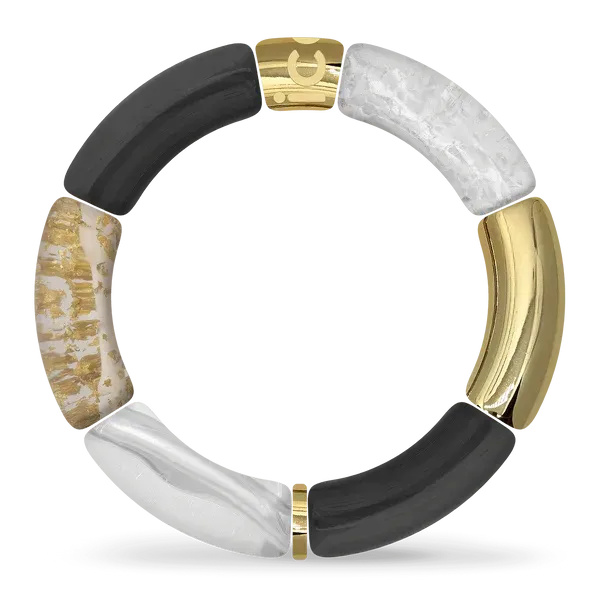 Bella bracelet - Gold black