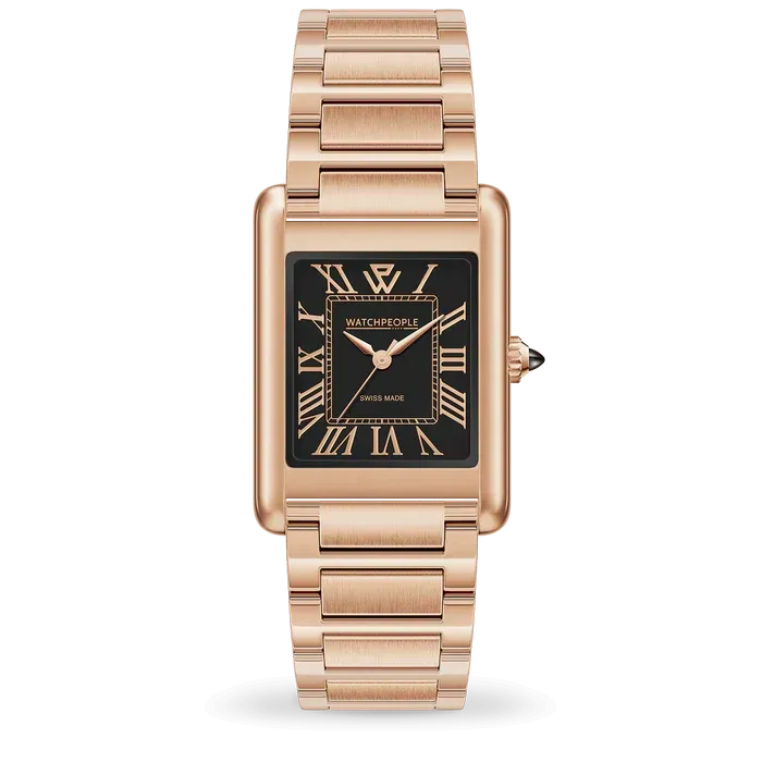 WP6 - Metal Rose-gold shiny - Black